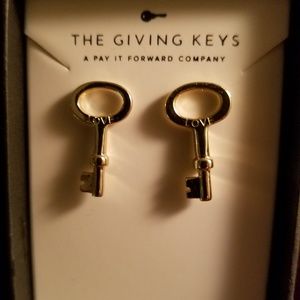 The Giving Keys Gold Tone Earrings